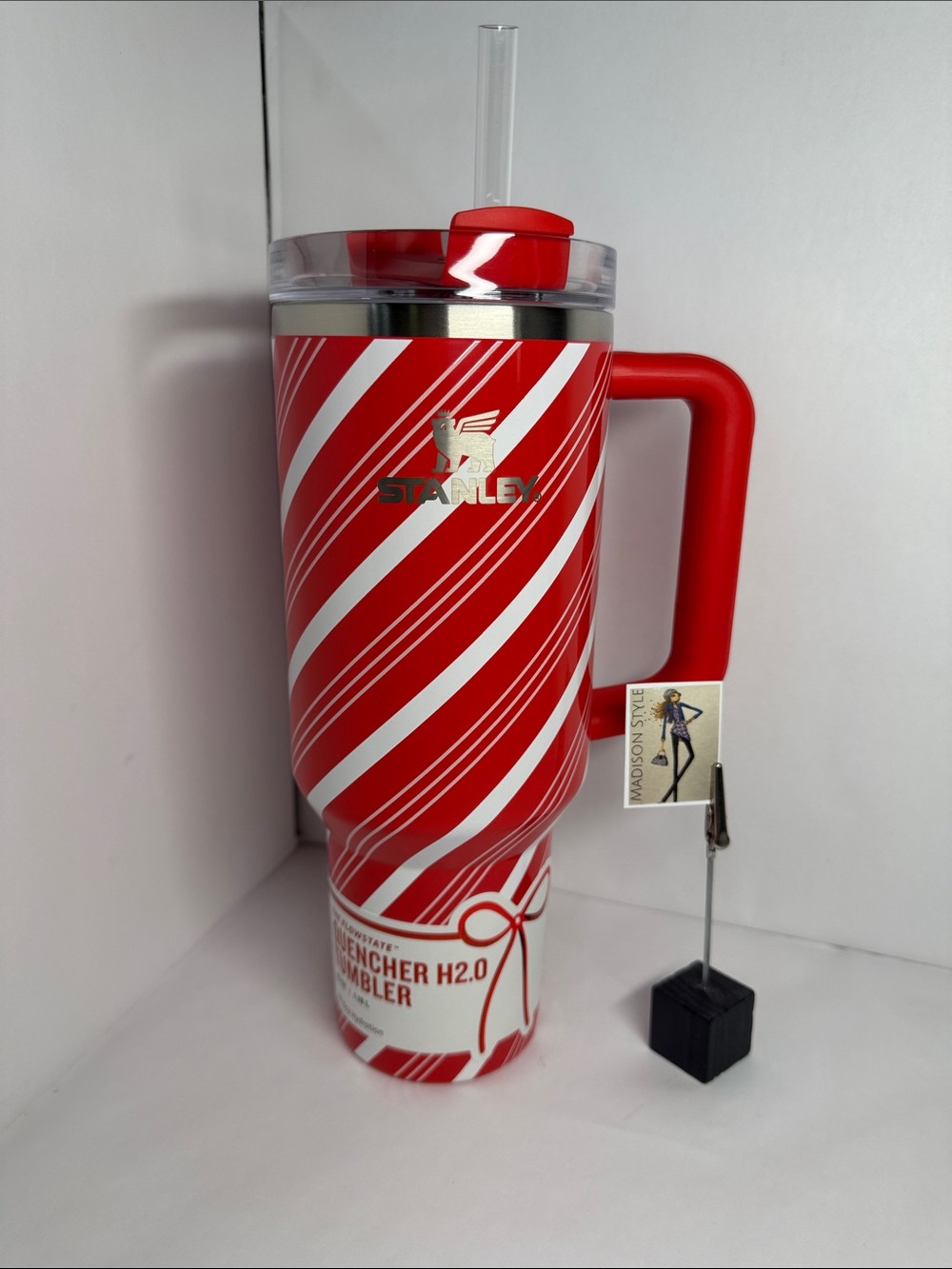 Stanley Candy Cane Twist 40oz Tumbler